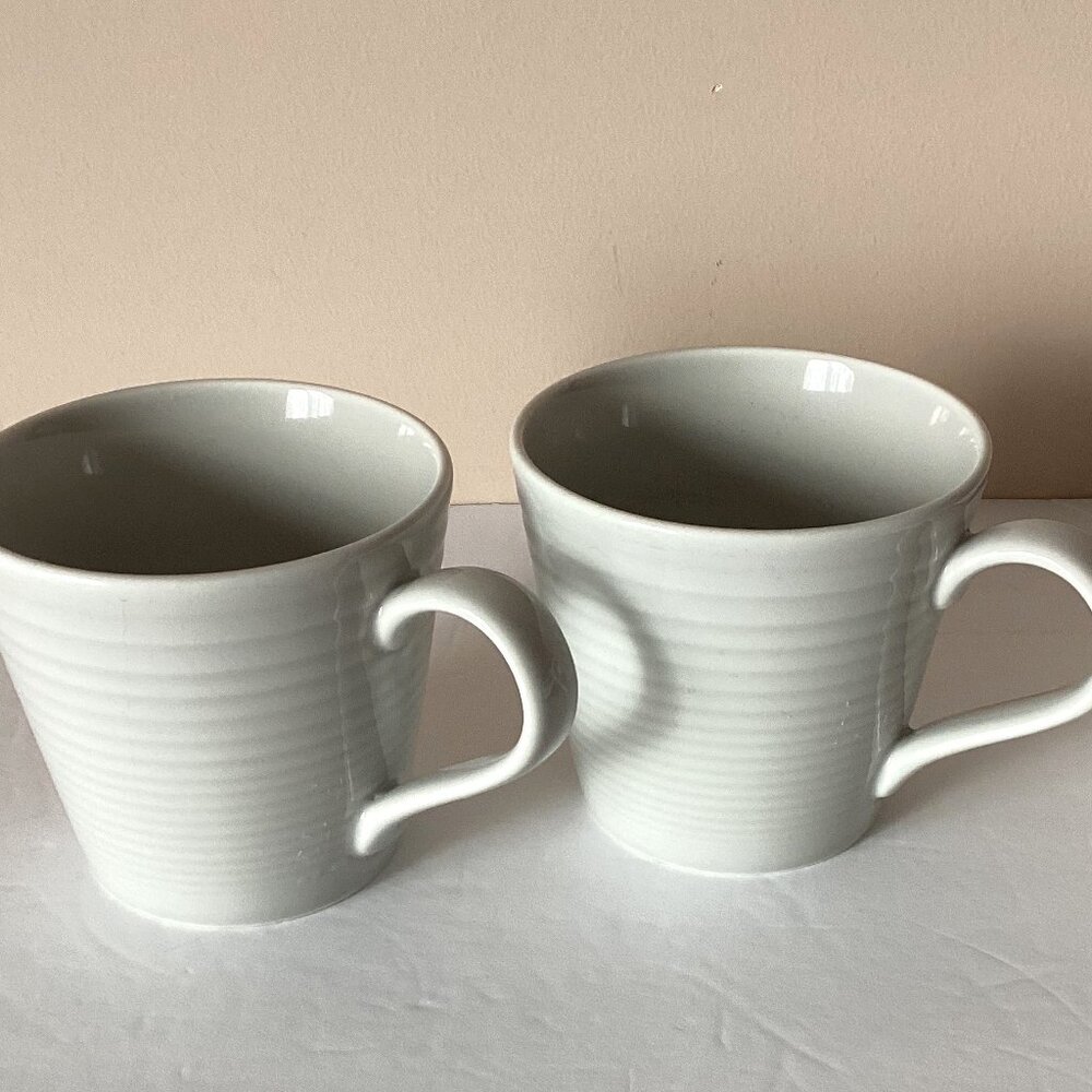 2 Royal Doulton Gordon Ramsey Maze Mugs Cups Coffee Tea Stoneware Drinkware